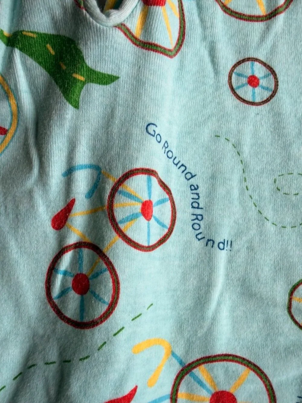 New Jammies Bicycle Footsie Onesie Pajama